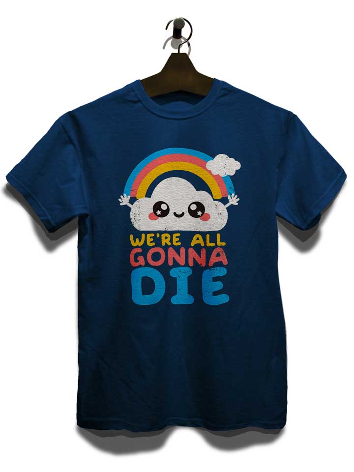 all-gonna-die-t-shirt dunkelblau 3