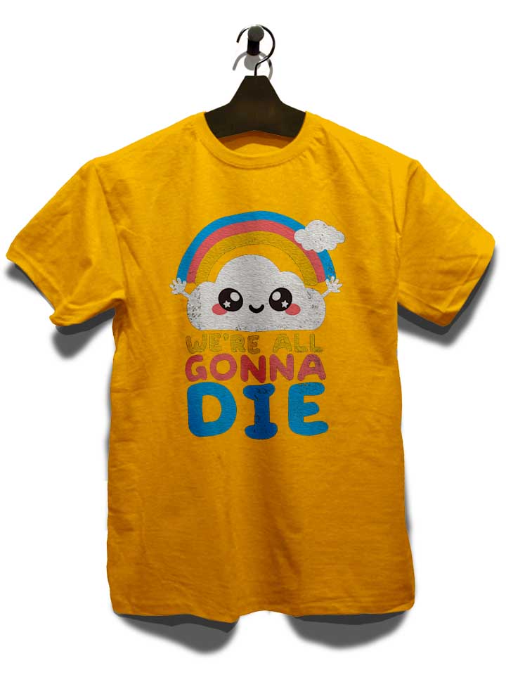all-gonna-die-t-shirt gelb 3