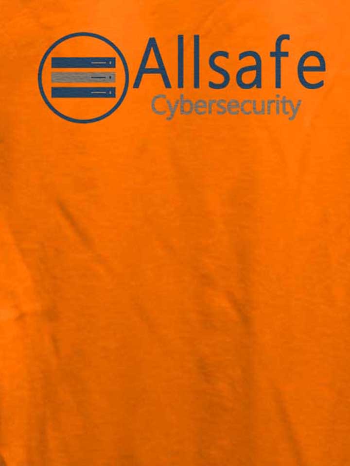 allsafe-cybersecurity-damen-t-shirt orange 4