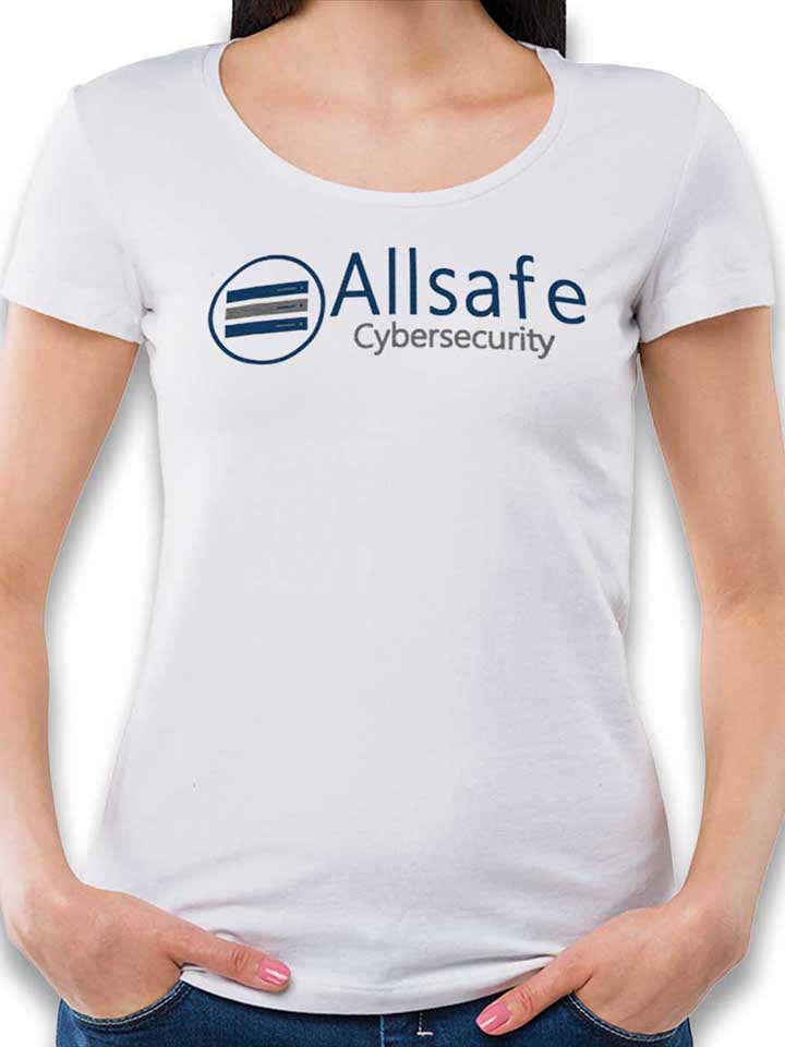 allsafe-cybersecurity-damen-t-shirt weiss 1