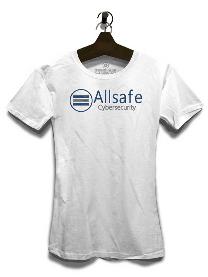 allsafe-cybersecurity-damen-t-shirt weiss 3