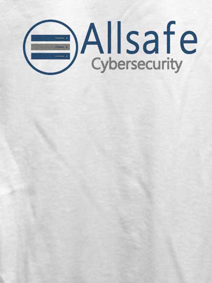 allsafe-cybersecurity-damen-t-shirt weiss 4