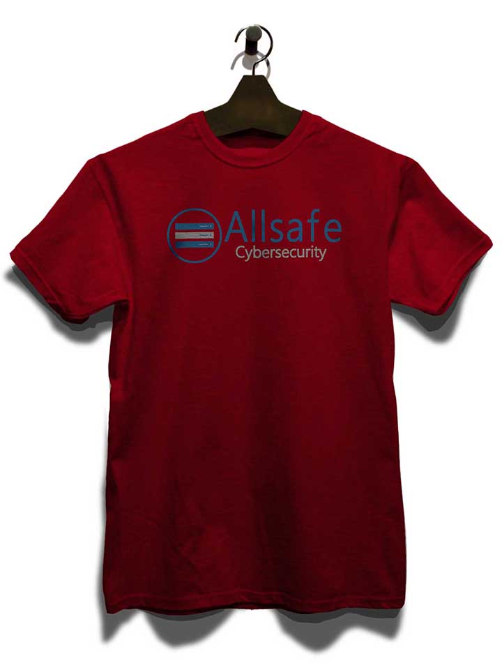 allsafe-cybersecurity-t-shirt bordeaux 3