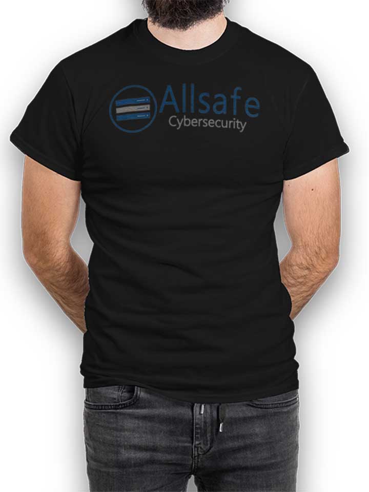 Allsafe Cybersecurity T-Shirt schwarz L