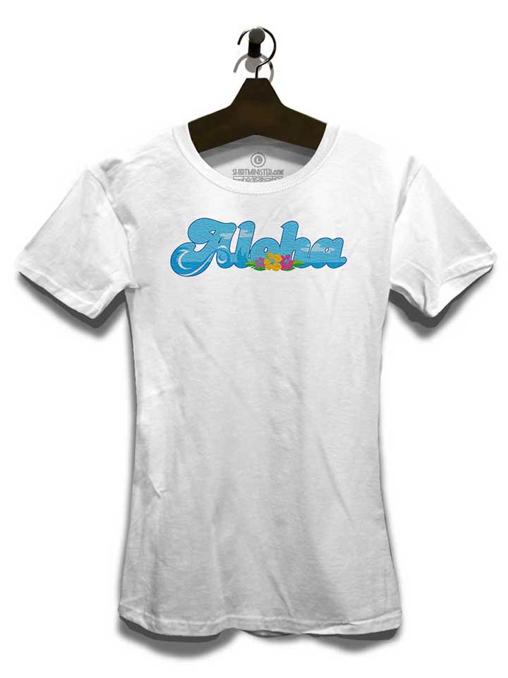 aloha-bubble-logo-damen-t-shirt weiss 3