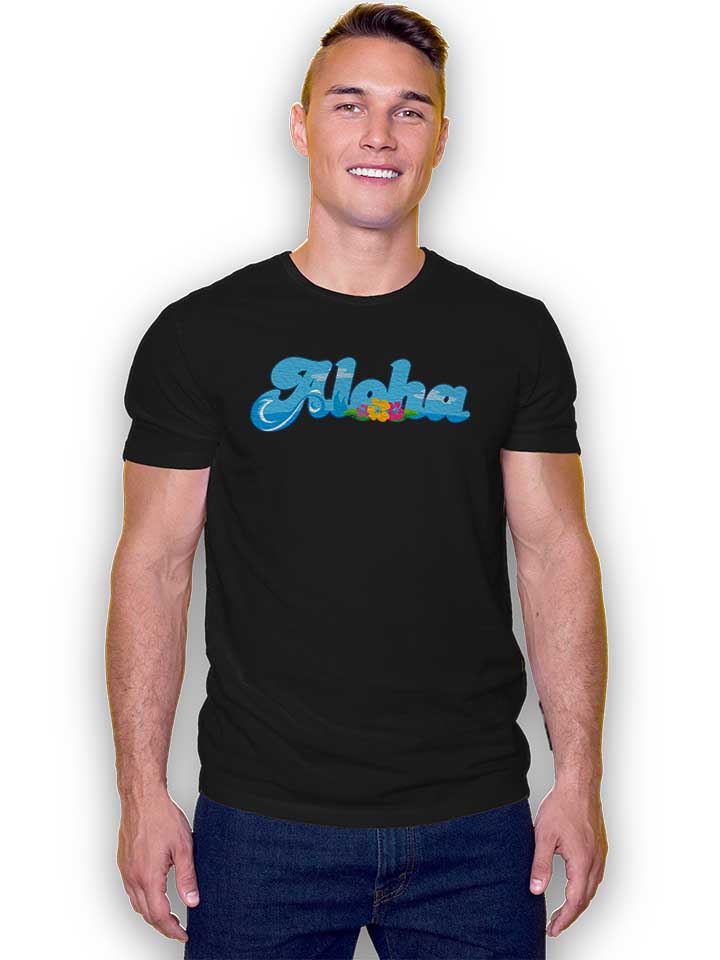 aloha-bubble-logo-t-shirt schwarz 2
