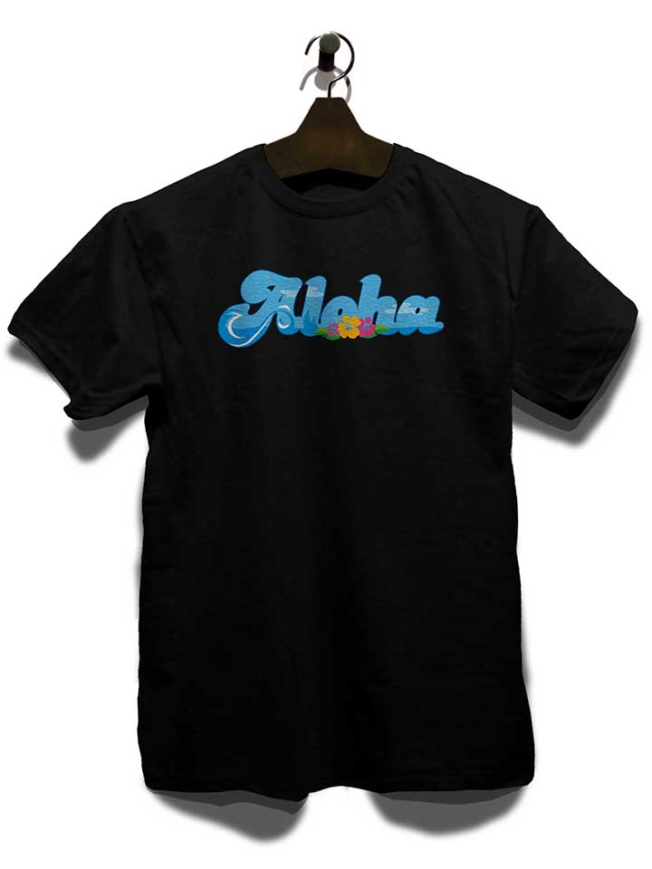 aloha-bubble-logo-t-shirt schwarz 3