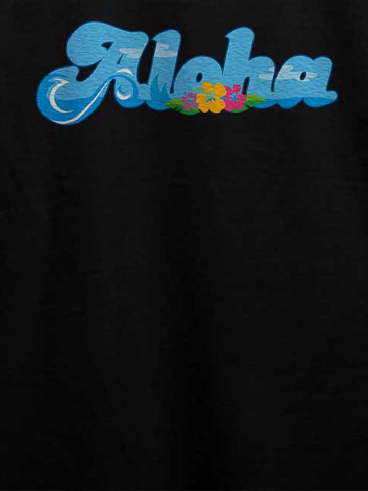 aloha-bubble-logo-t-shirt schwarz 4