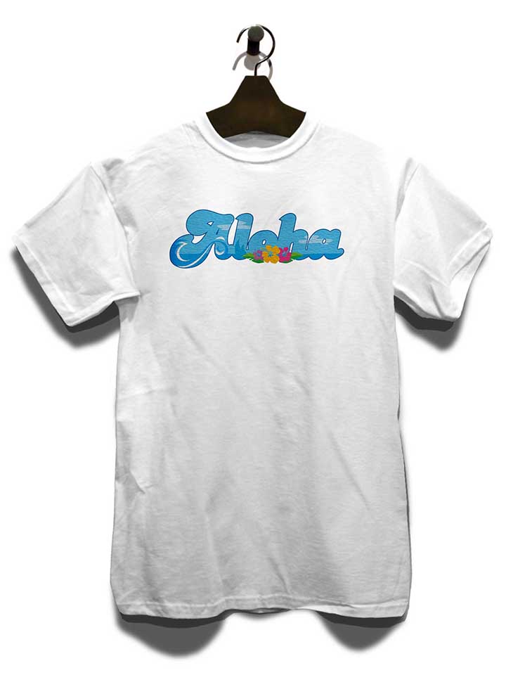 aloha-bubble-logo-t-shirt weiss 3