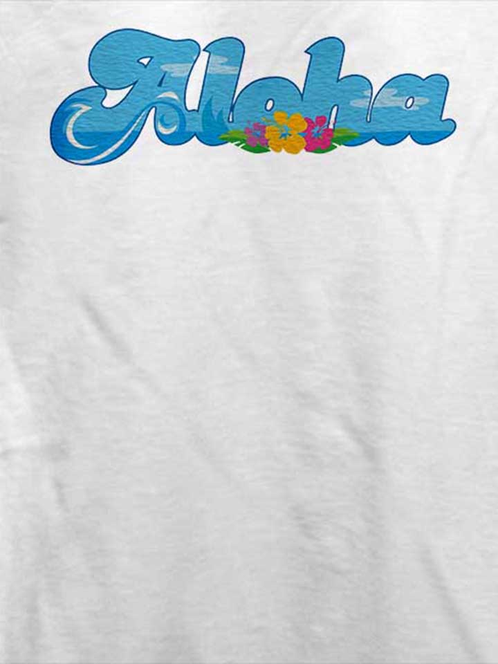 aloha-bubble-logo-t-shirt weiss 4