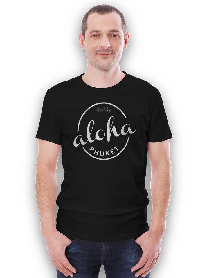 aloha-phuket-logo-weiss-t-shirt schwarz 2