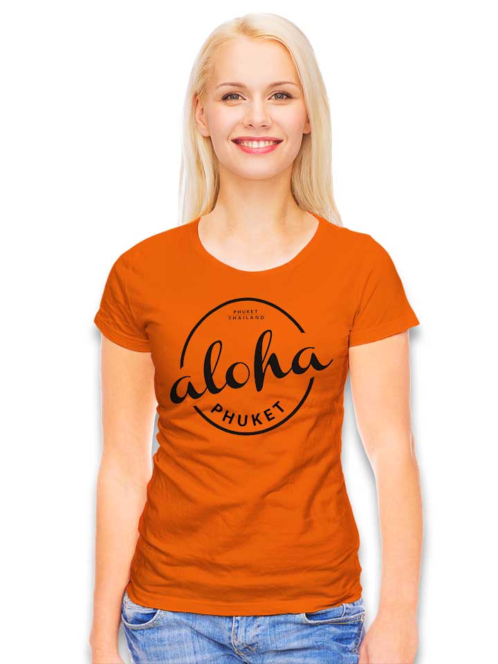 aloha-phuket-logo-damen-t-shirt orange 2