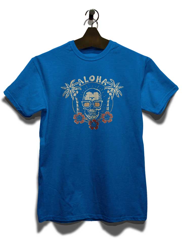 aloha-skull-t-shirt royal 3