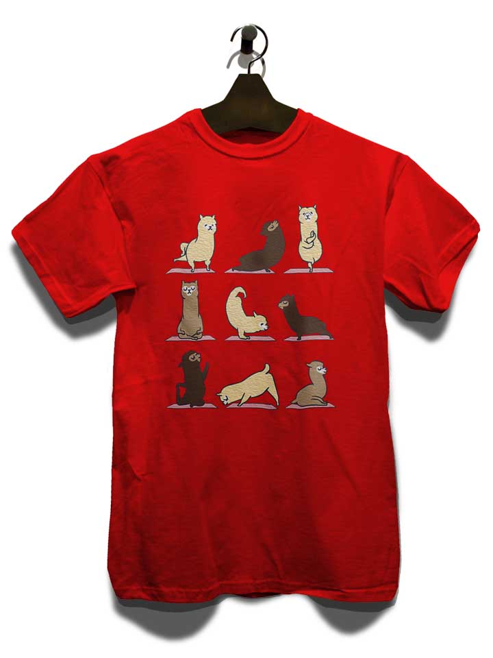alpaca-yoga-t-shirt rot 3