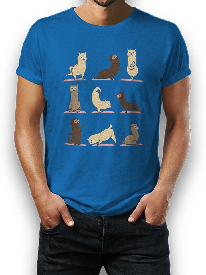Alpaca Yoga T-Shirt royal L