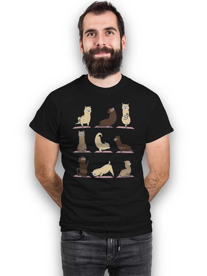 alpaca-yoga-t-shirt schwarz 2