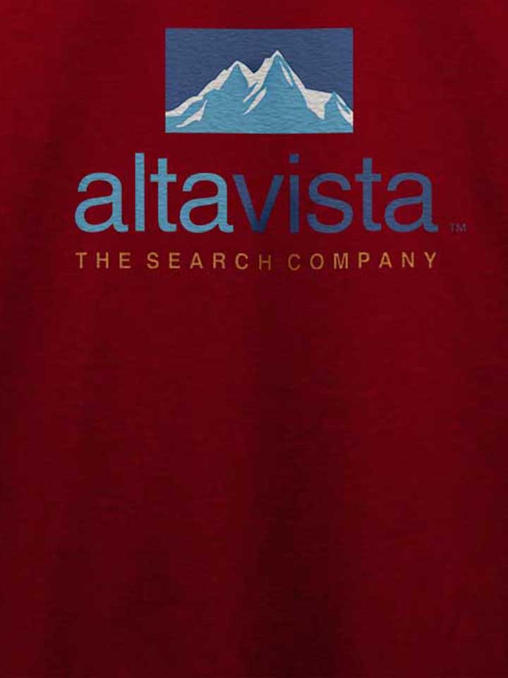 altavista-t-shirt bordeaux 4