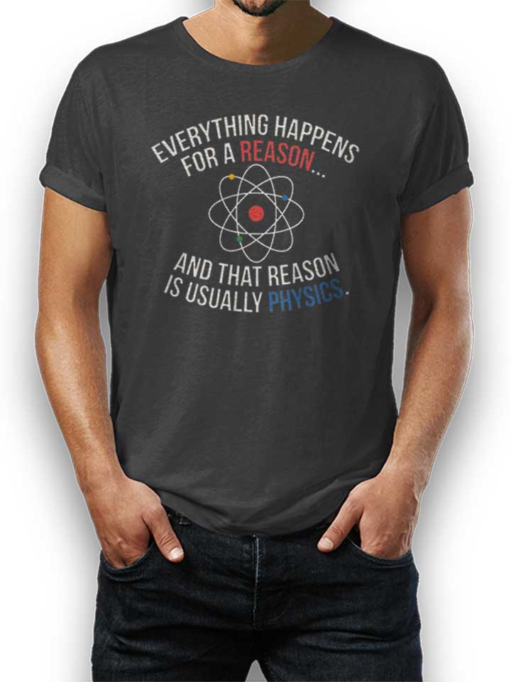 Always Physics T-Shirt gris-fonc L