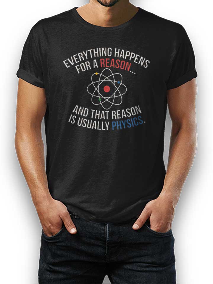 Always Physics T-Shirt schwarz L