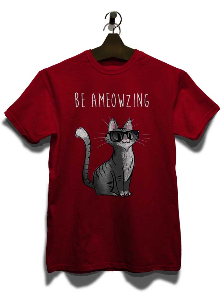 amazing-cat-t-shirt bordeaux 3