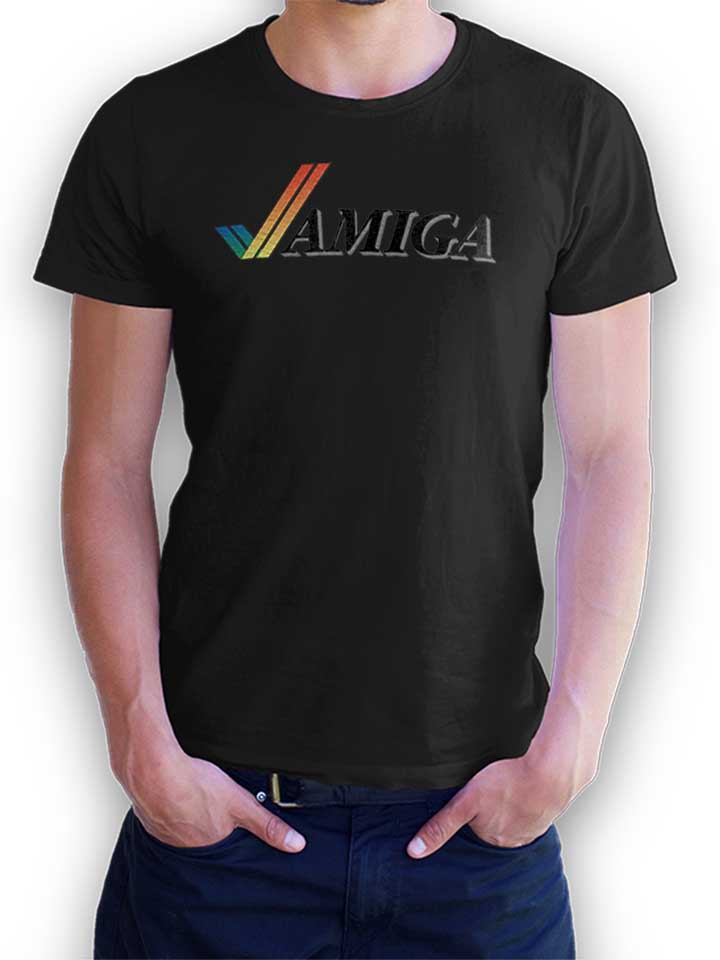 Amiga T-Shirt schwarz L