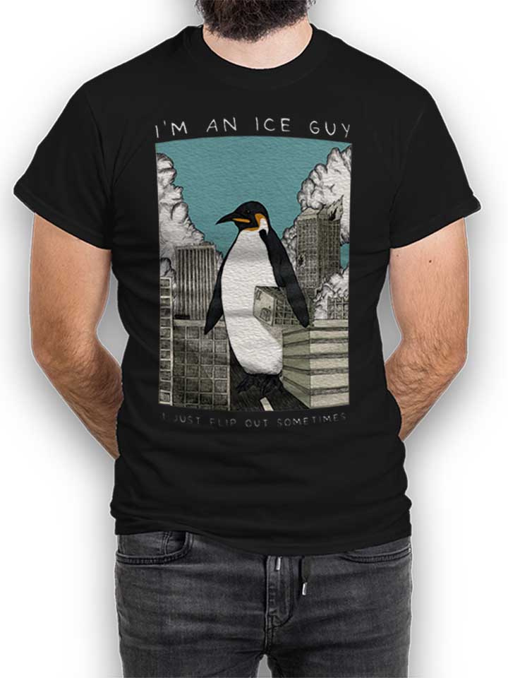 An Ice Guy Dark T-Shirt black L