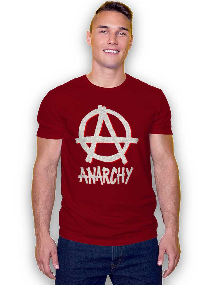 anarchy-logo-t-shirt bordeaux 2
