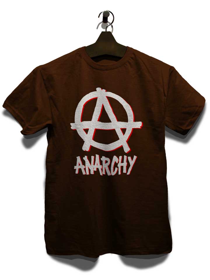 anarchy-logo-t-shirt braun 3