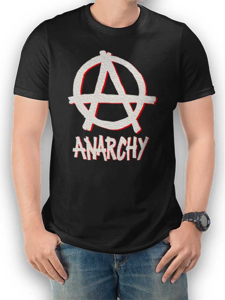 Anarchy Logo T-Shirt schwarz L