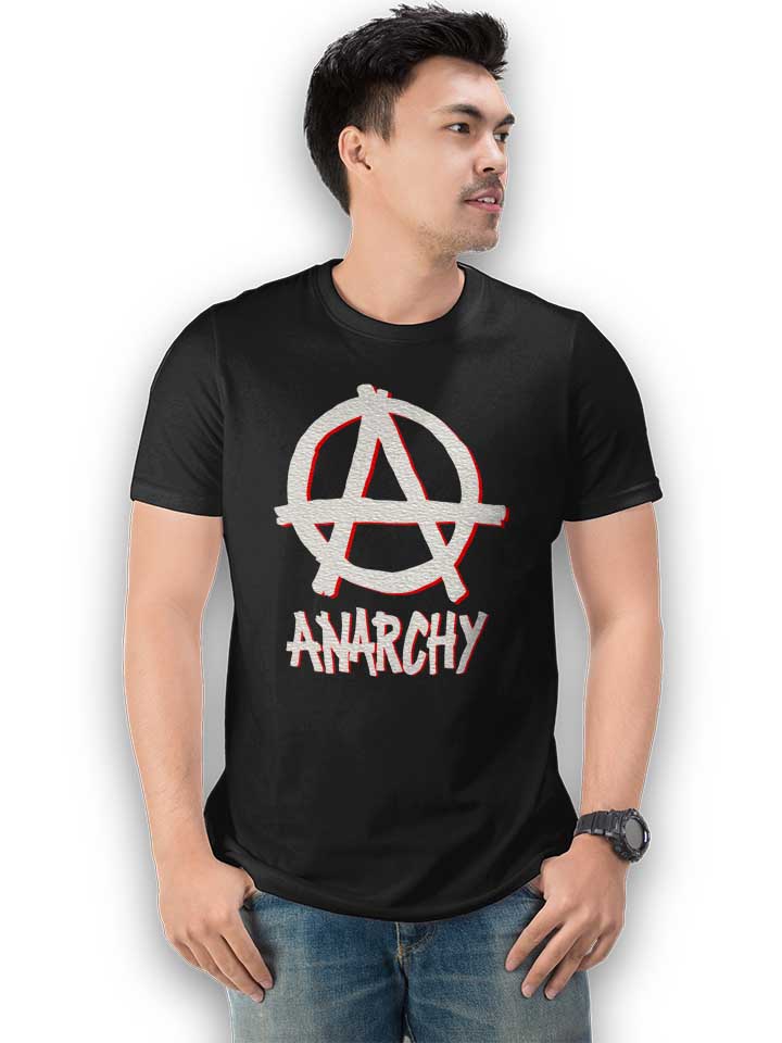 anarchy-logo-t-shirt schwarz 2