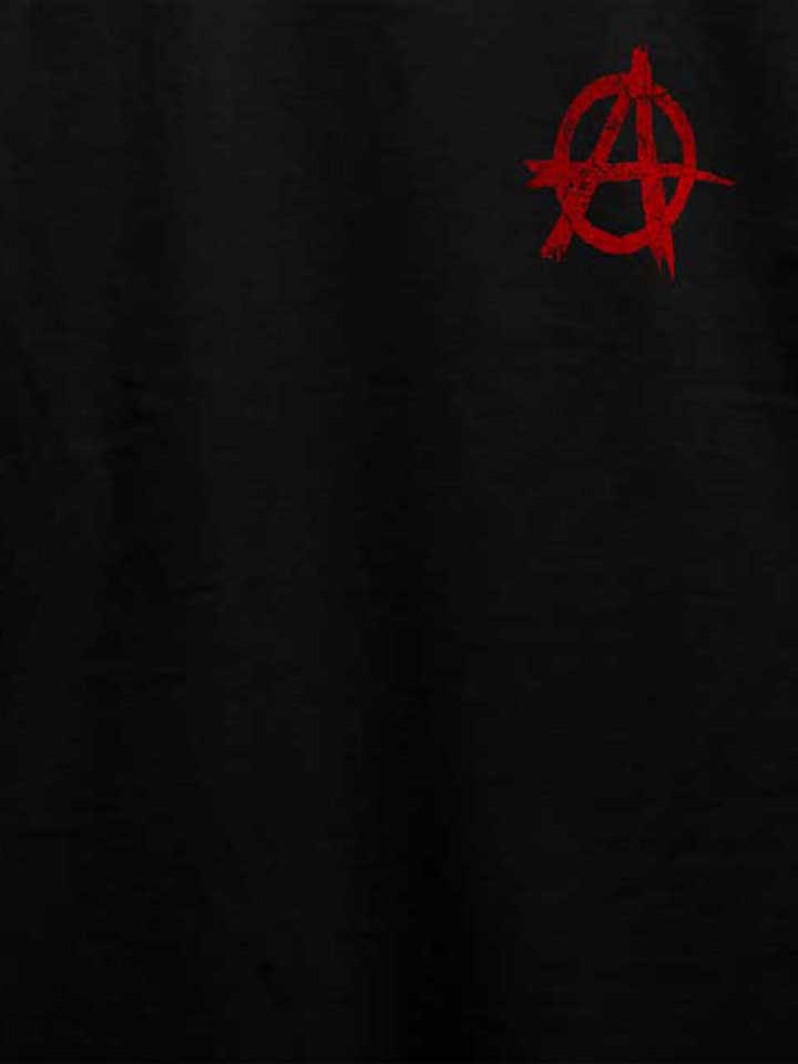 anarchy-vintage-chest-print-t-shirt schwarz 4