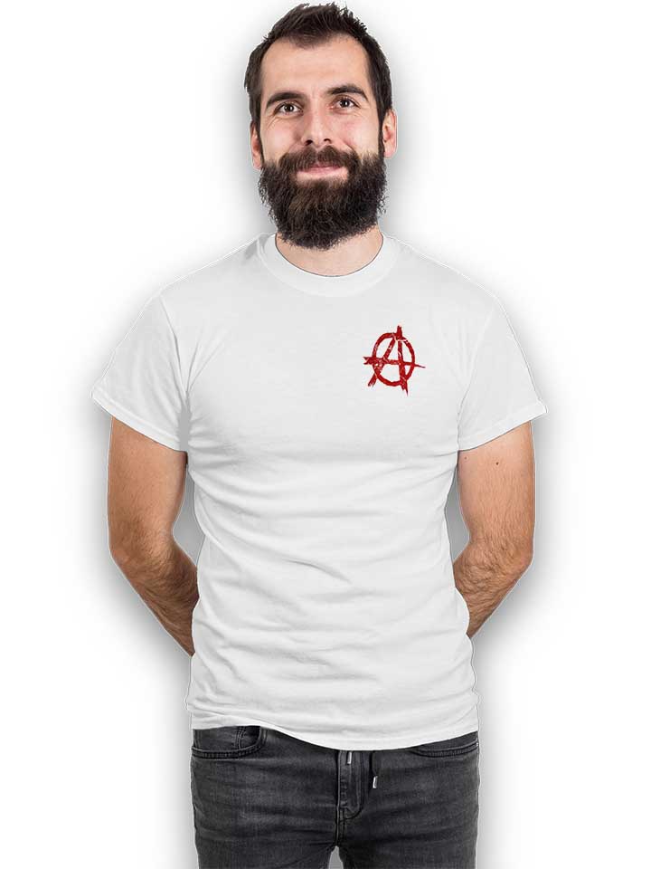 anarchy-vintage-chest-print-t-shirt weiss 2