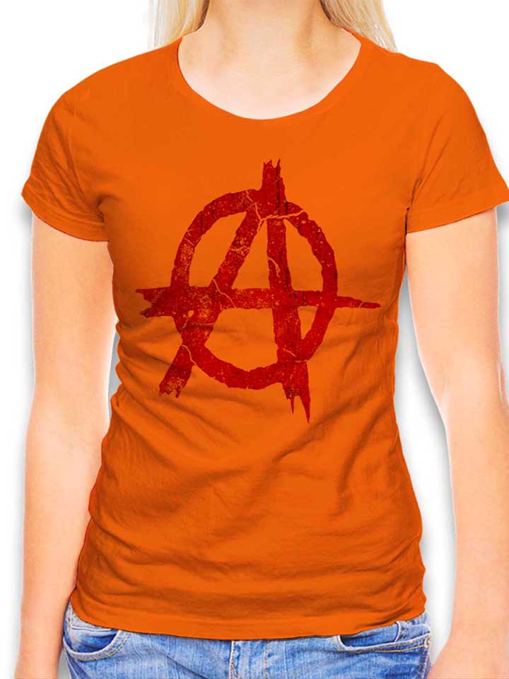 anarchy-vintage-damen-t-shirt orange 1