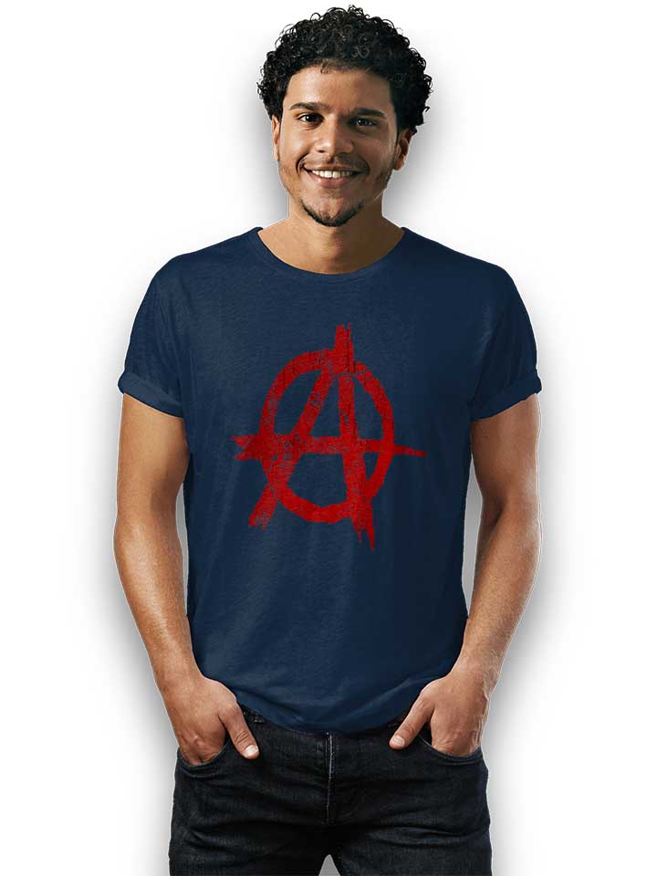 anarchy-vintage-t-shirt dunkelblau 2