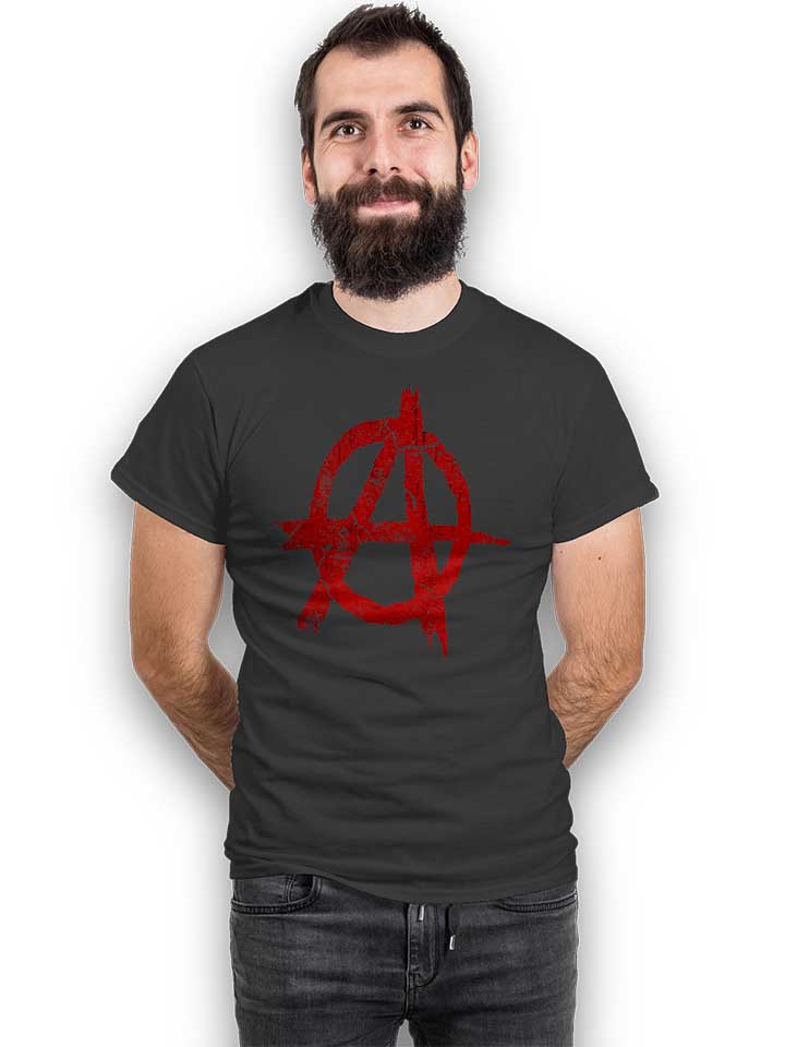anarchy-vintage-t-shirt dunkelgrau 2