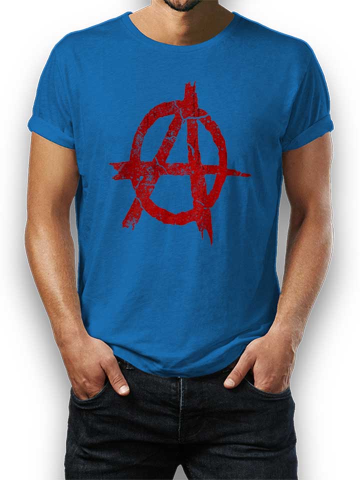 Anarchy Vintage T-Shirt royal-blue L