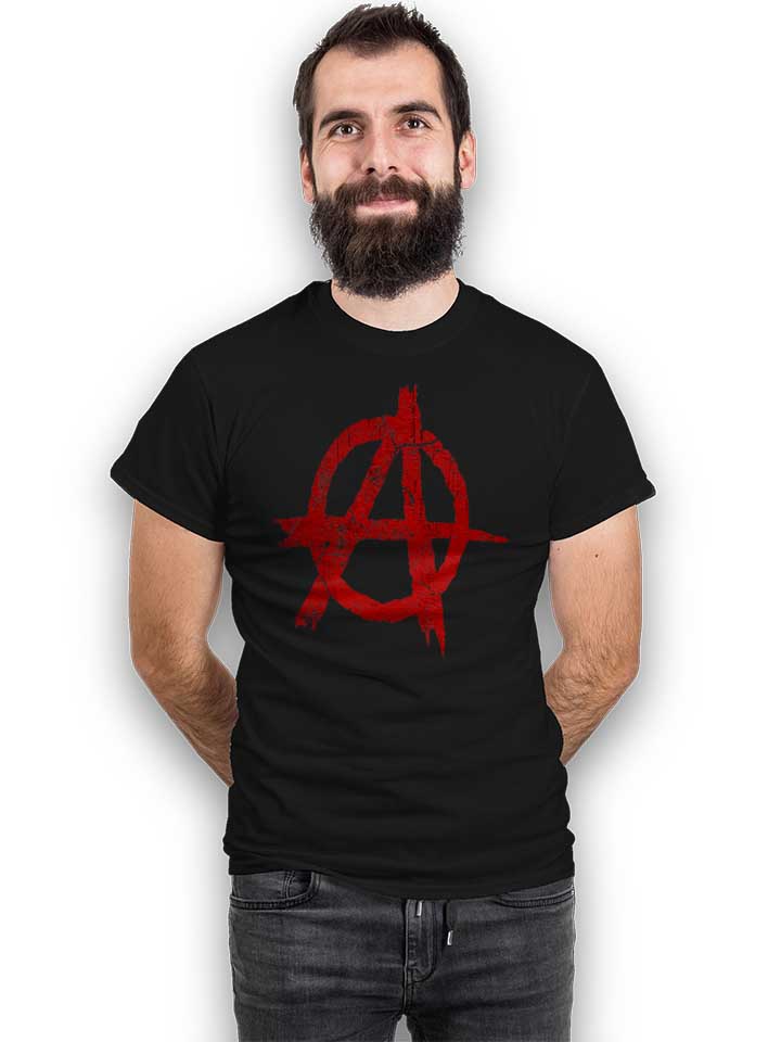 anarchy-vintage-t-shirt schwarz 2