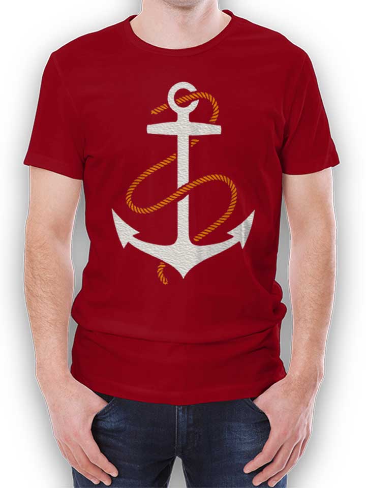 Anker T-Shirt maroon L