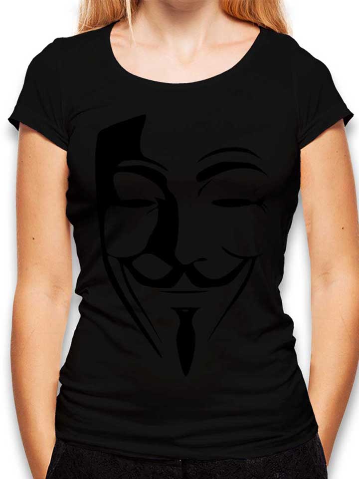 Anonimos T-Shirt Femme noir L