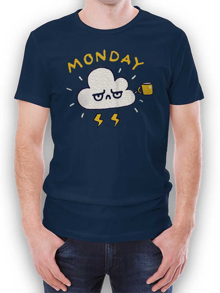 Another Monday T-Shirt dunkelblau L