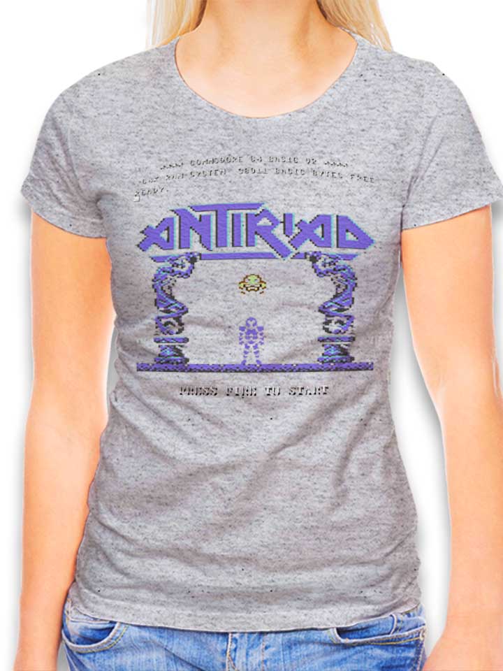 Antiriad 2 Damen T-Shirt grau-meliert L