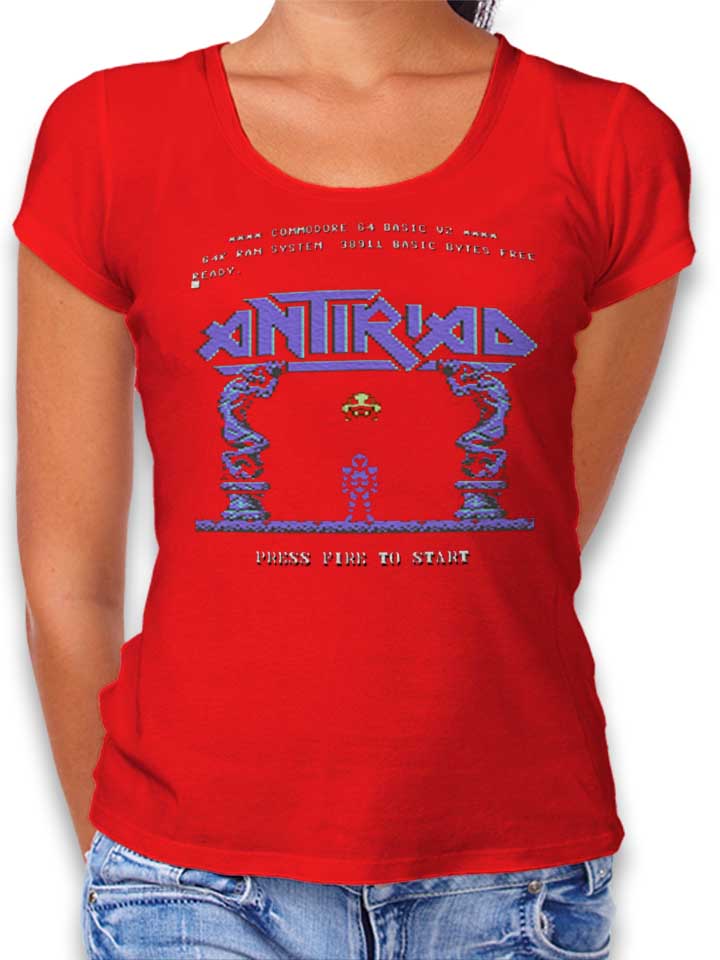 Antiriad 2 T-Shirt Femme rouge L