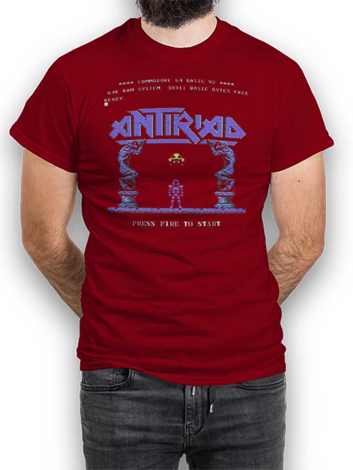 Antiriad 2 T-Shirt maroon L