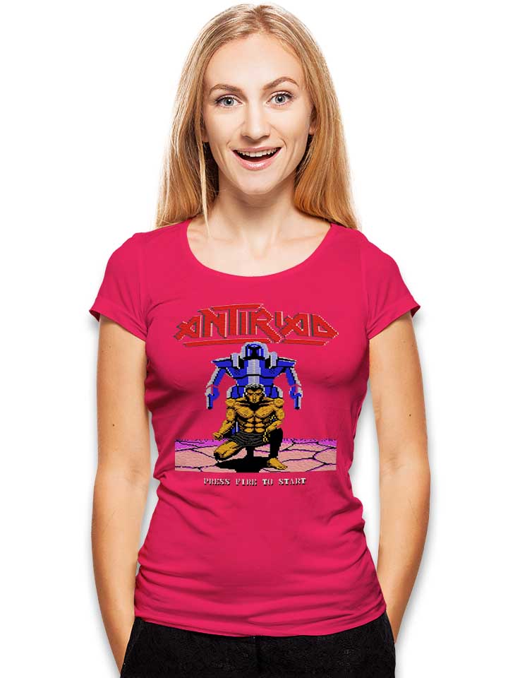 antiriad-damen-t-shirt fuchsia 2