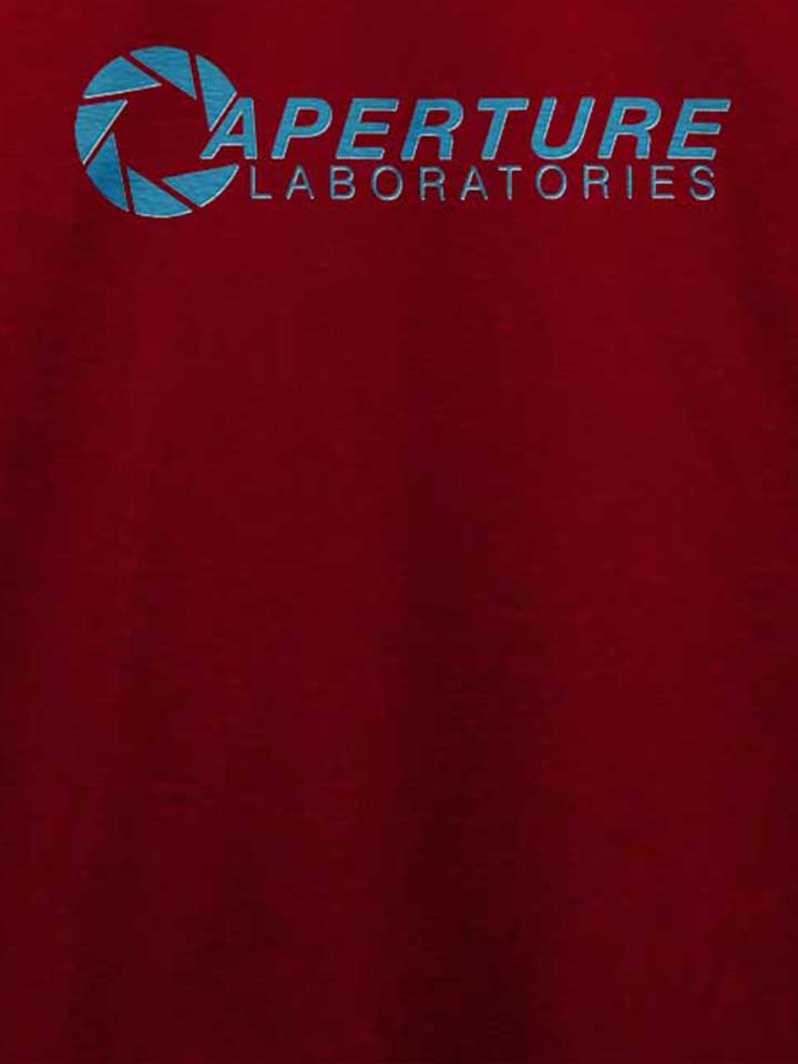 aperture-laboratories-t-shirt bordeaux 4