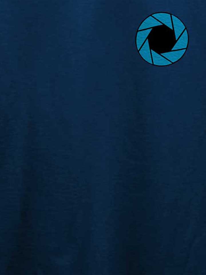 aperture-logo-chest-print-t-shirt dunkelblau 4