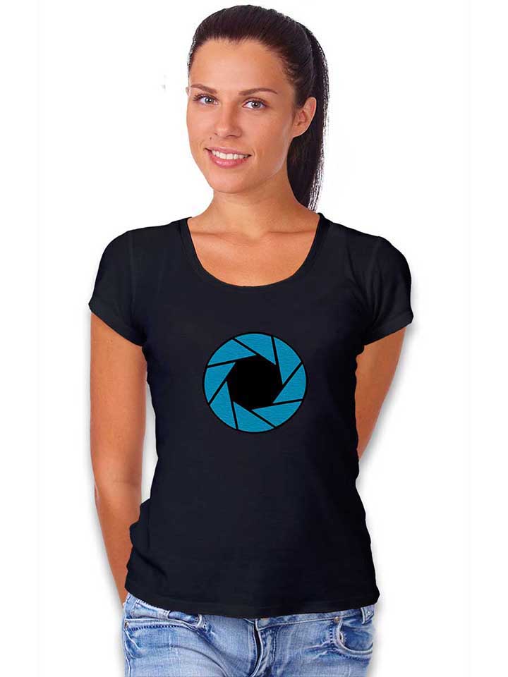 aperture-logo-damen-t-shirt schwarz 2