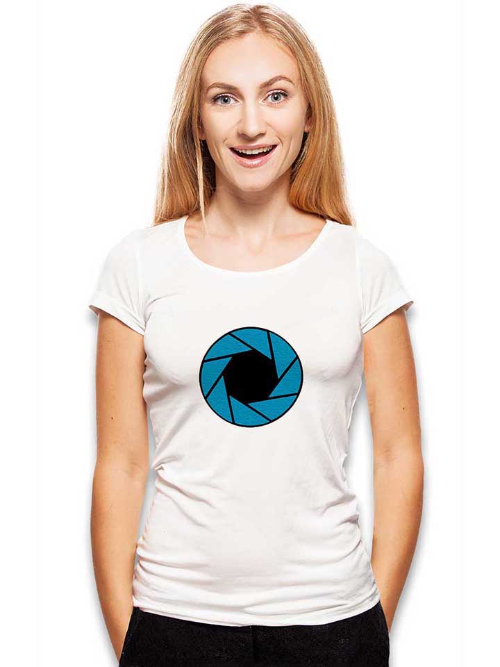 aperture-logo-damen-t-shirt weiss 2