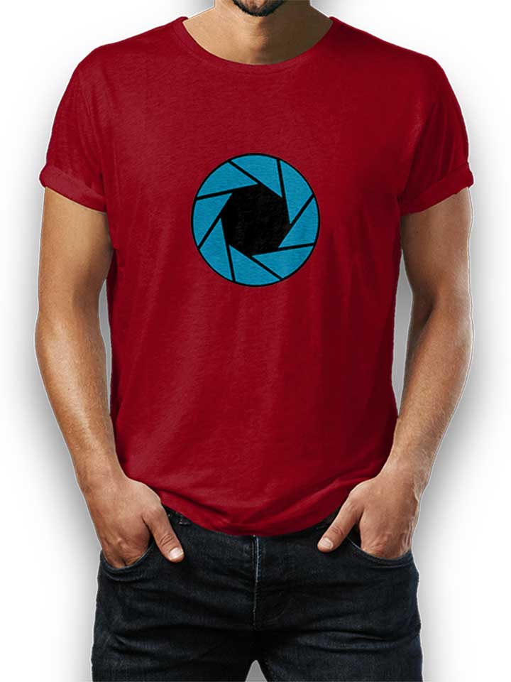 aperture-logo-t-shirt bordeaux 1
