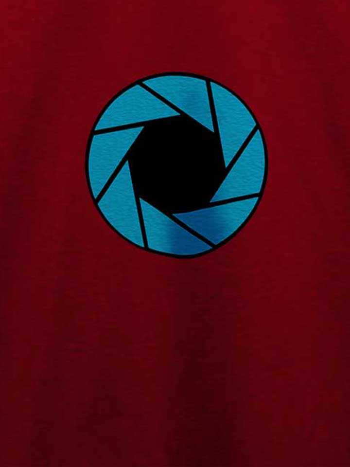 aperture-logo-t-shirt bordeaux 4
